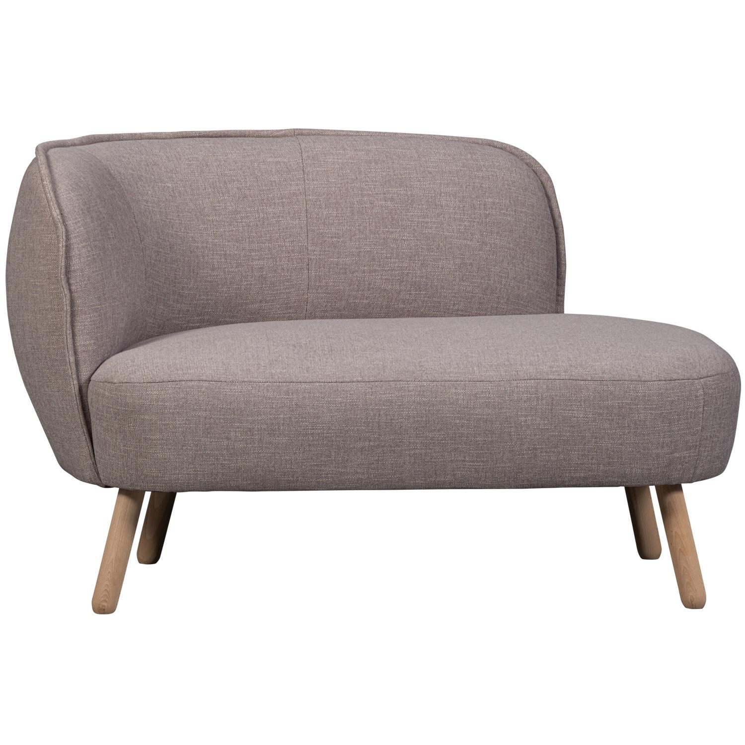 mutoni Chaise longue Hazel sinistra greige 110  