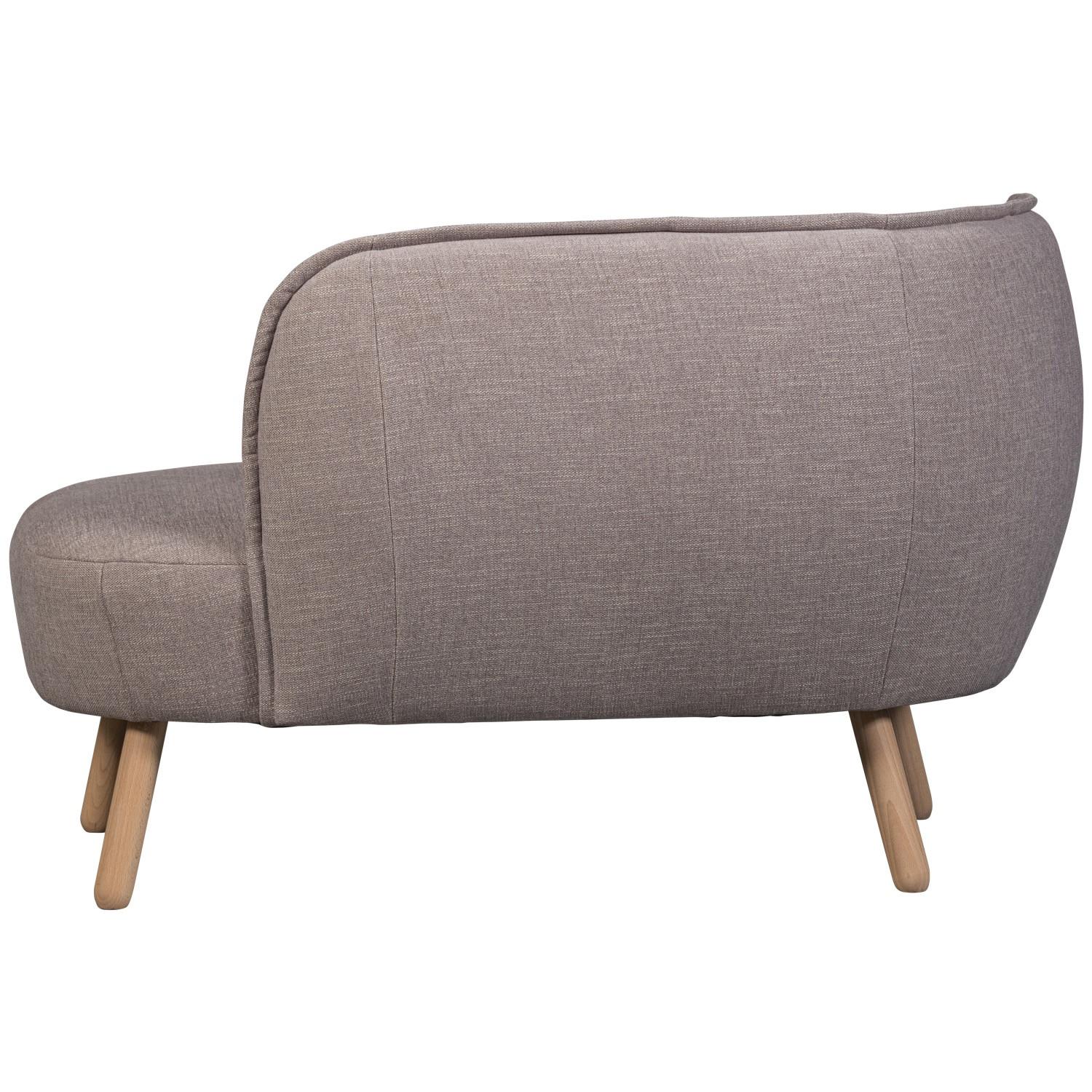 mutoni Chaise longue Hazel sinistra greige 110  