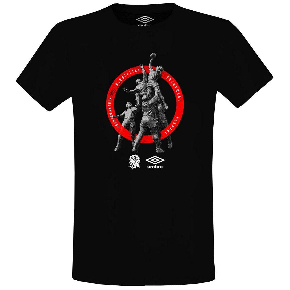 Image of Line Out Tshirt Herren Schwarz S