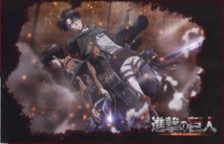 Image of Flagge - Attack On Titan - Eren & Levi Unisex
