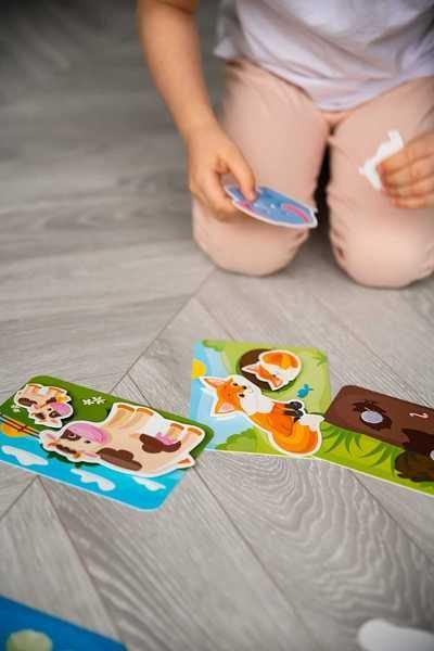 Montessori  Mutter und Baby - Mother and Baby - Lernspiel, Karten mit Klettverschluss Montessori® by Far far land 