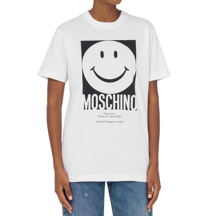 DIESEL Smiley Face Grafik T-Shirt  