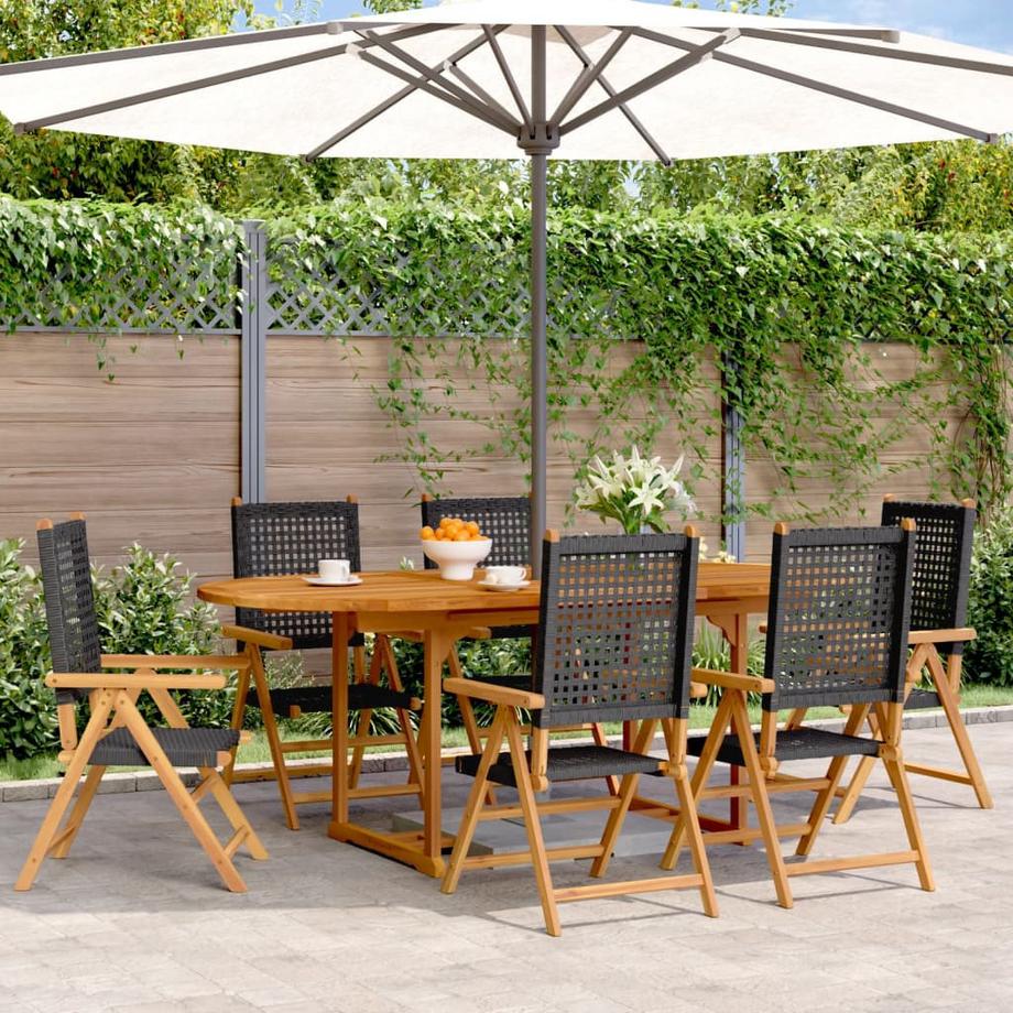 VidaXL set da pranzo da giardino Legno di acacia  