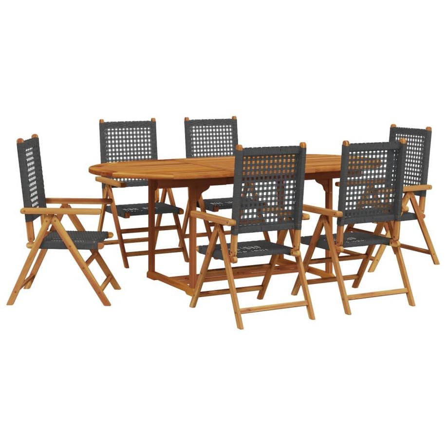 set da pranzo da giardino Legno di acacia