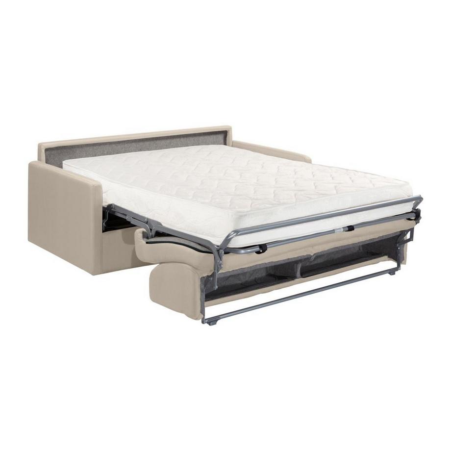 Vente-unique Canapé 4 places conible express en tissu CALIFE Couchage à  lattes largesMatelas  