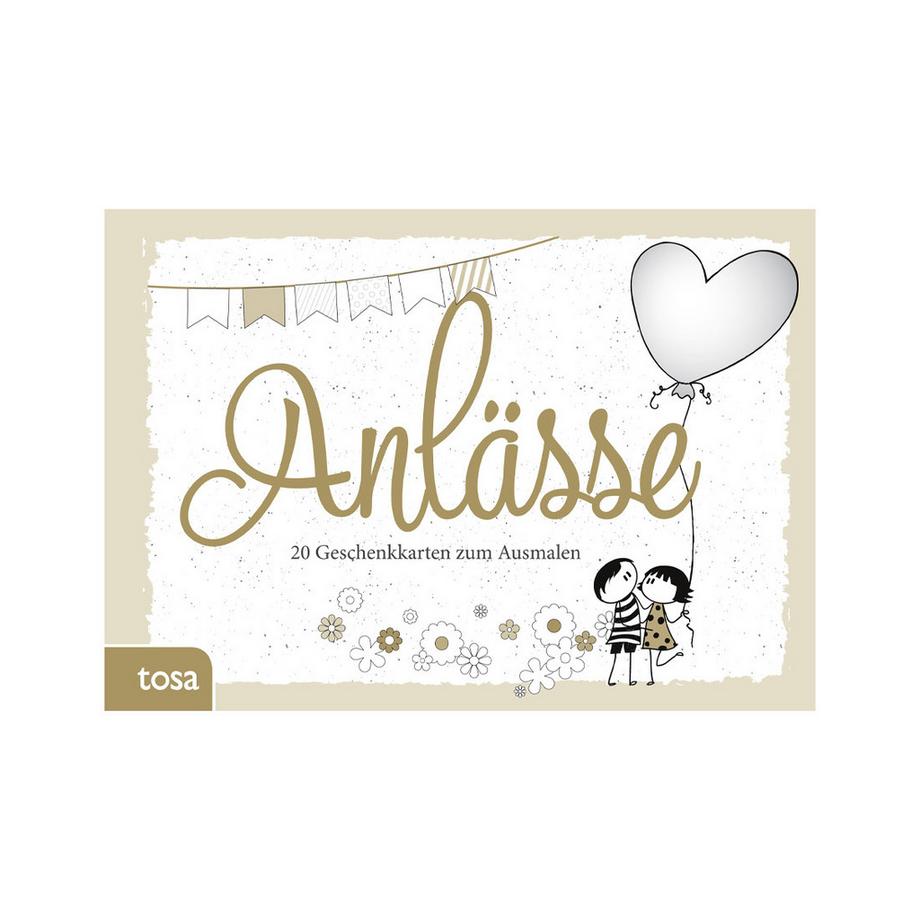   Cartes-cadeaux à colorier pour diverses occasions Occasions 