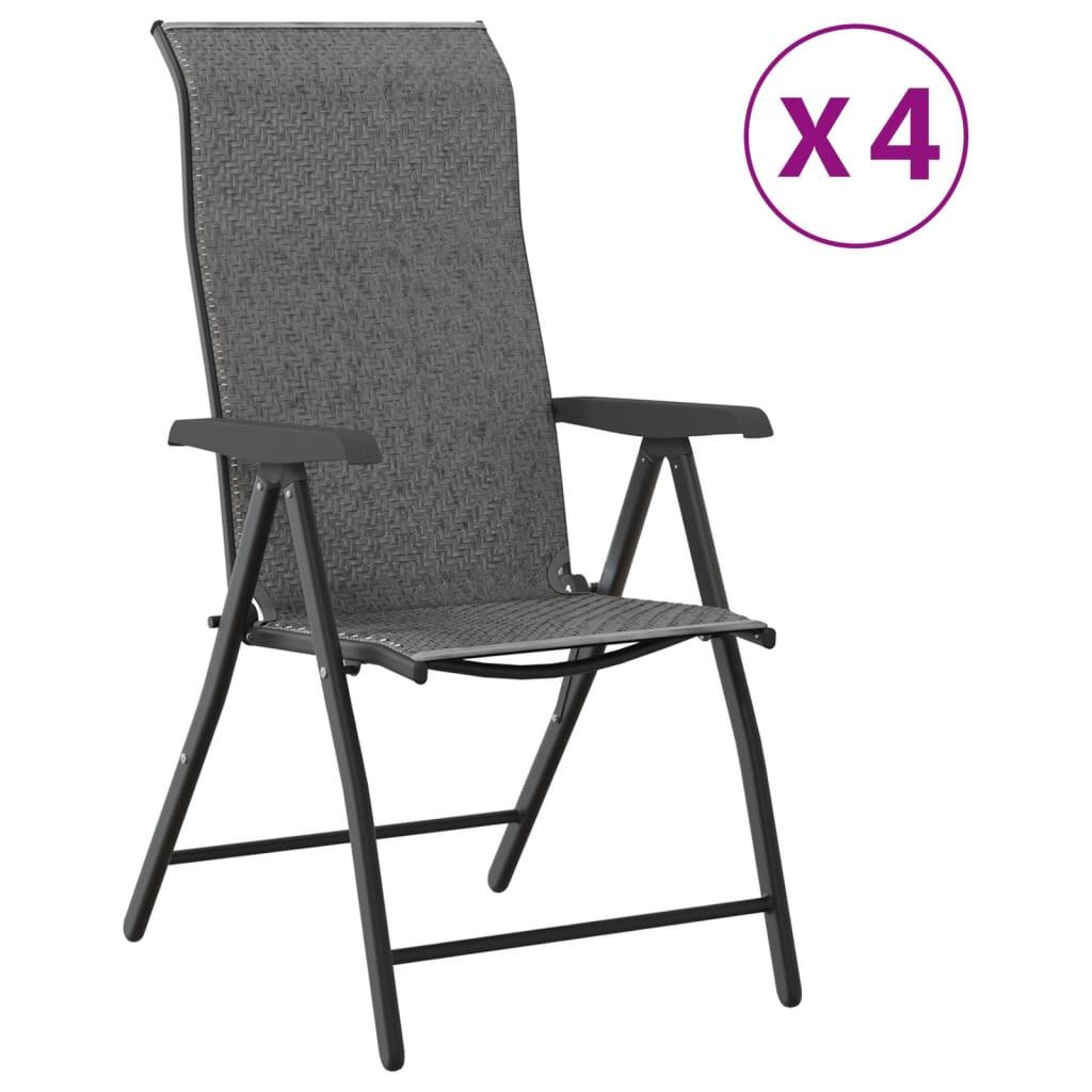 VidaXL Chaise de jardin rotin synthétique  