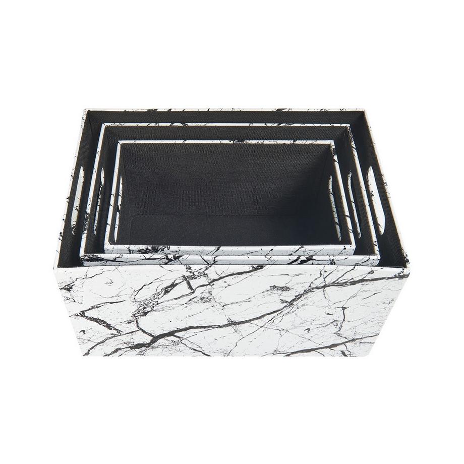 Beliani Korb, Büroaccessoires en Pelle sintetica Industriale LARSA  