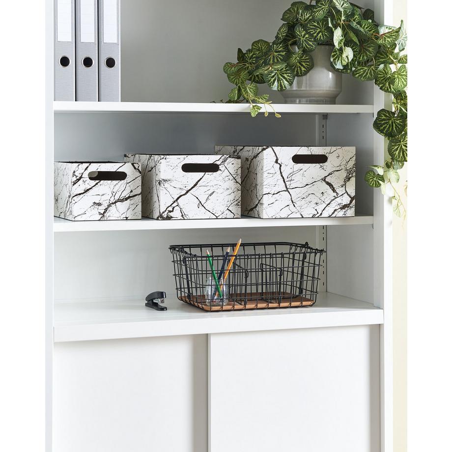 Beliani Korb, Büroaccessoires en Pelle sintetica Industriale LARSA  