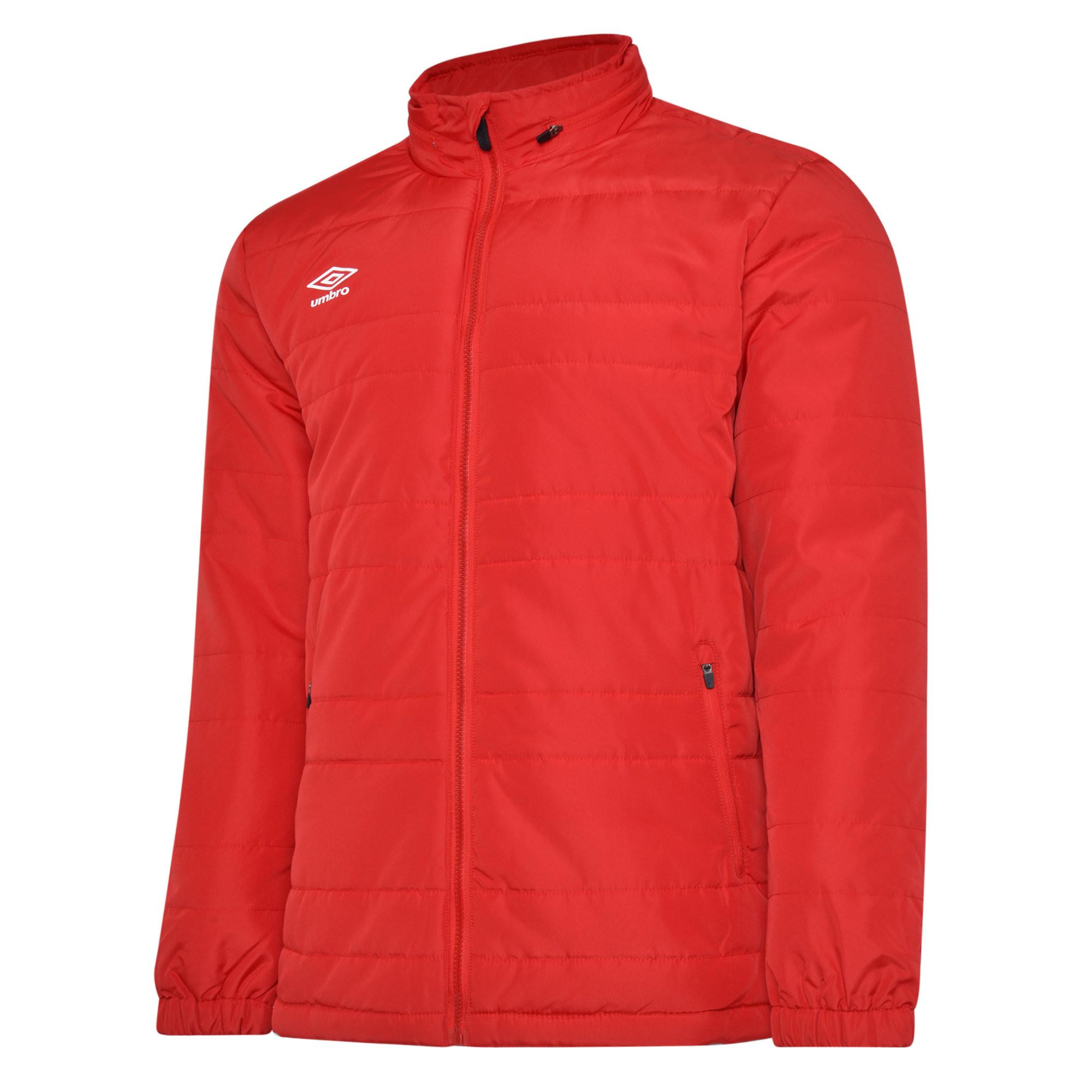 Image of Club Essential Bench Jacke Unisex Rot Bunt 152