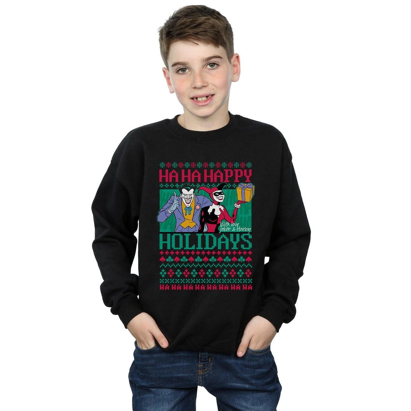 DC COMICS  Ha Ha Happy Holidays Sweatshirt 