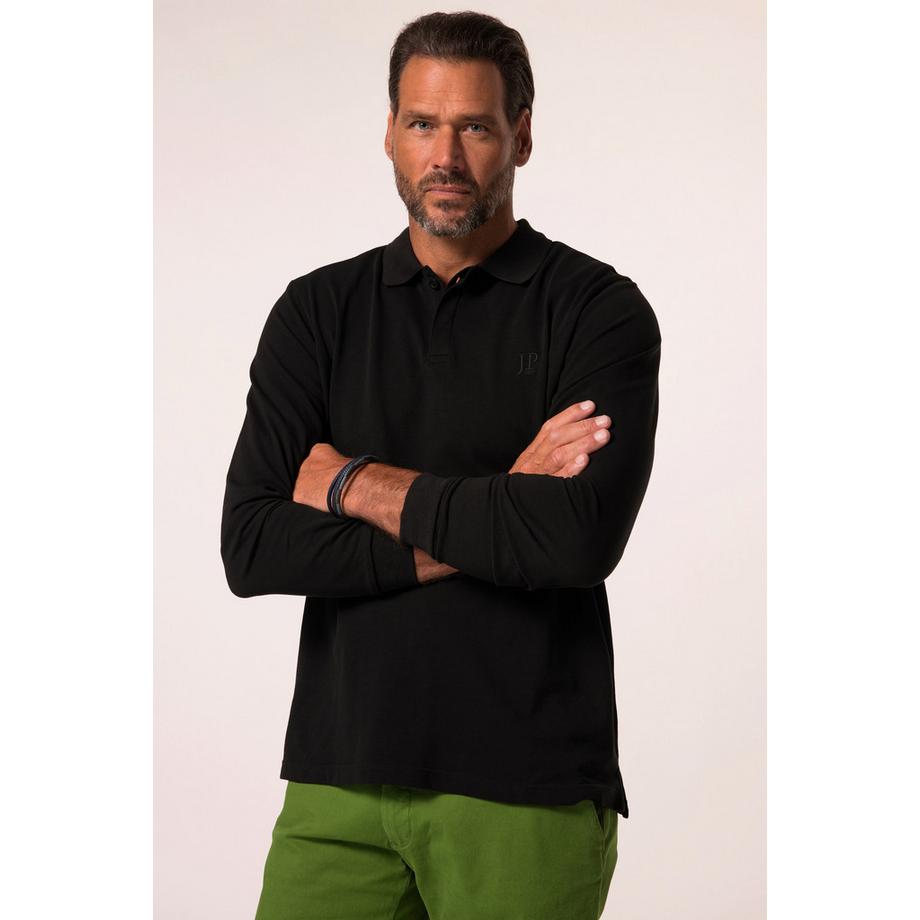 JP1880 Polo Maniche Lunghe Piqué Abbottonatura Nascosta  