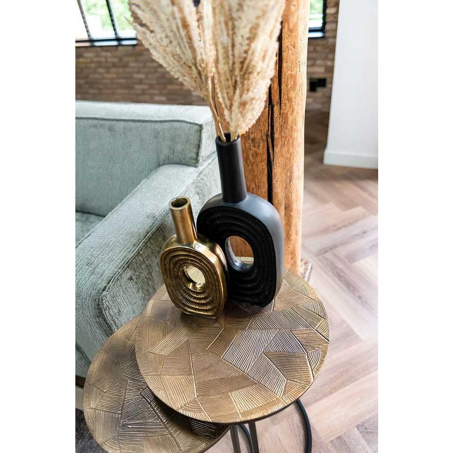 mutoni Table d'appoint Tulum (série de 2)  