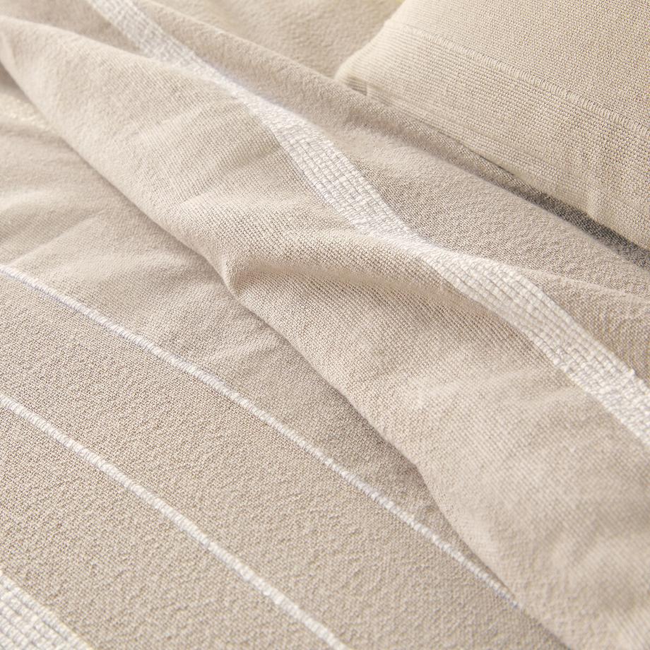 La Redoute Intérieurs Nedo Dessus de lit Rayé avec Franges  