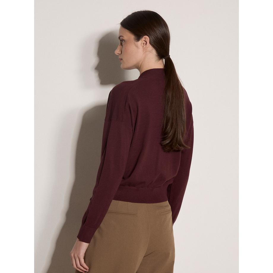 APRICOT Weicher fein gestrickter Wickelpullover  