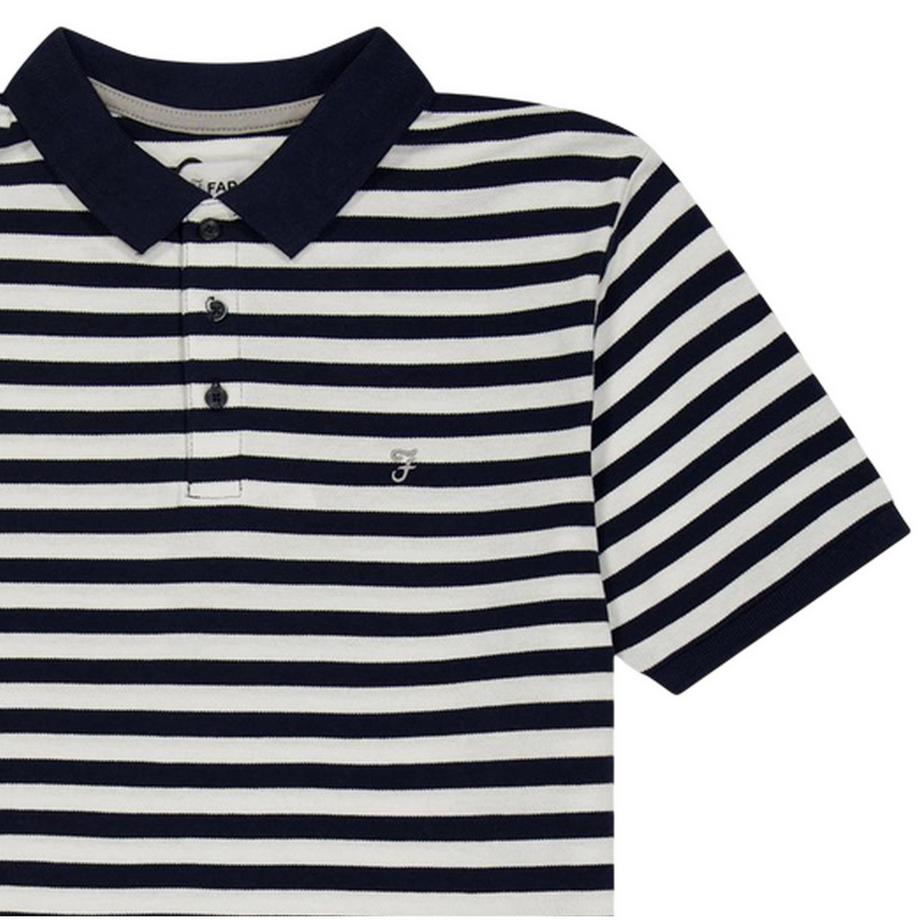 FARAH  Maglietta Polo A Strisce Tinto In Filo 