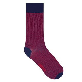 BLEU FORET Fil d'Ecrosse Chevrons Socken  