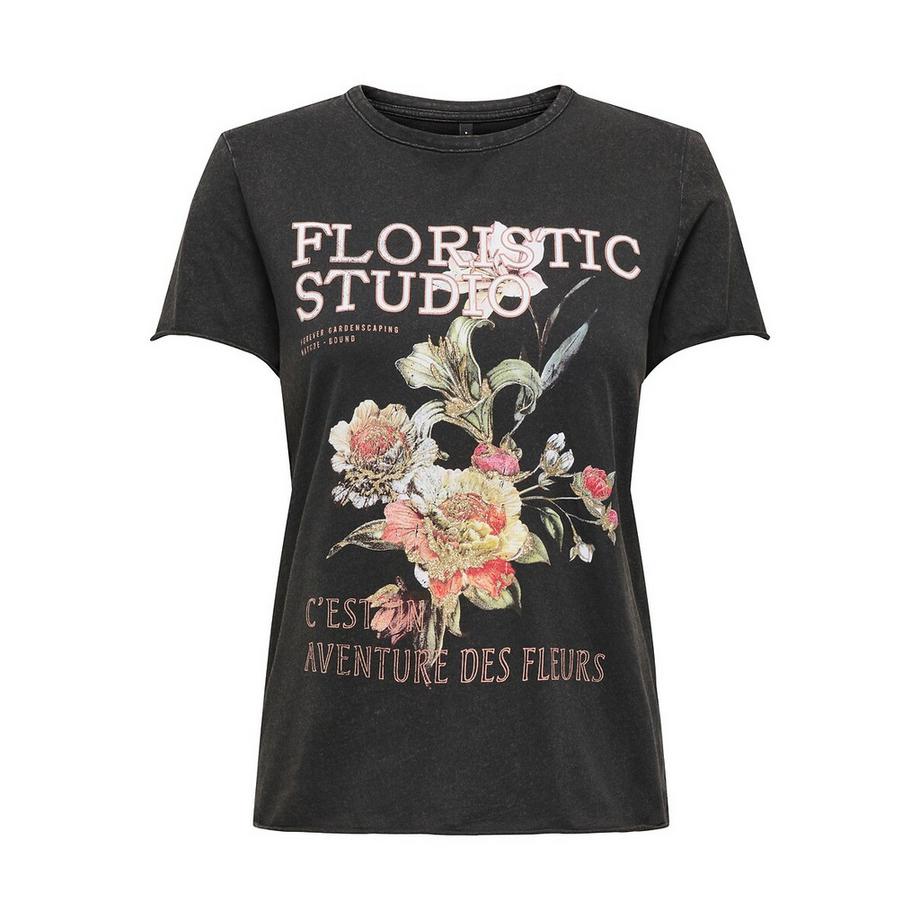 ONLY T-shirt col rond à motif  