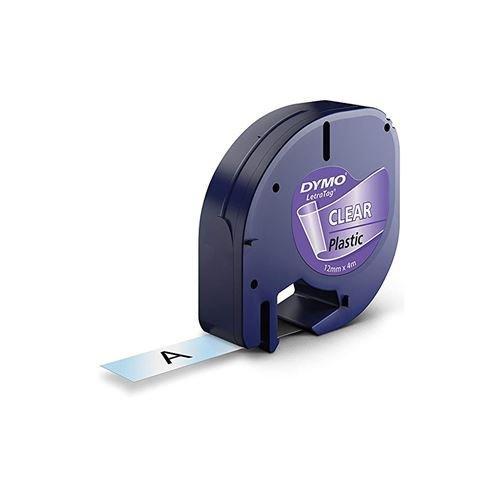 Dymo  DYMO Schriftband LetraTag 12mmx4m S0721530 schwarz/transparent 