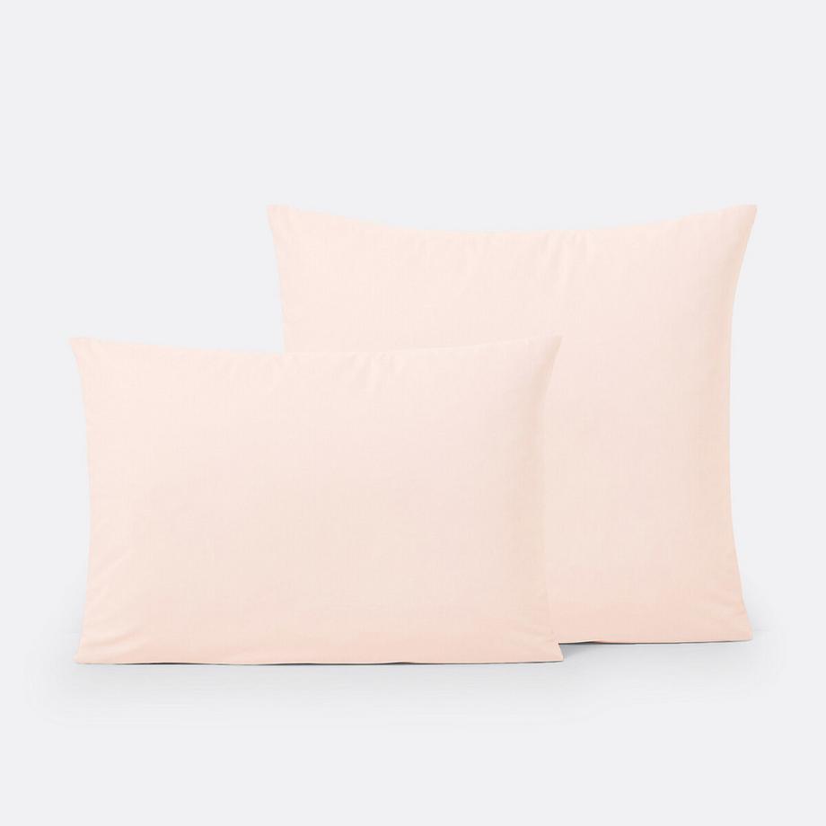 Taie d'oreiller enfant unie coton