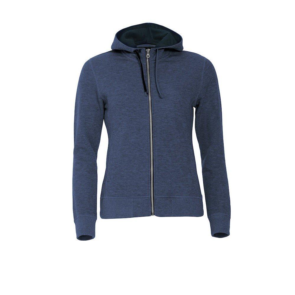 Image of Classic Hoodie Mit Durchgehendem Reißverschluss Damen Blau XS