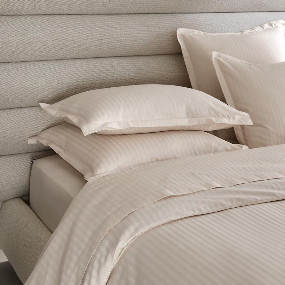 AM.PM Galor Taie d'oreiller en satin de coton  
