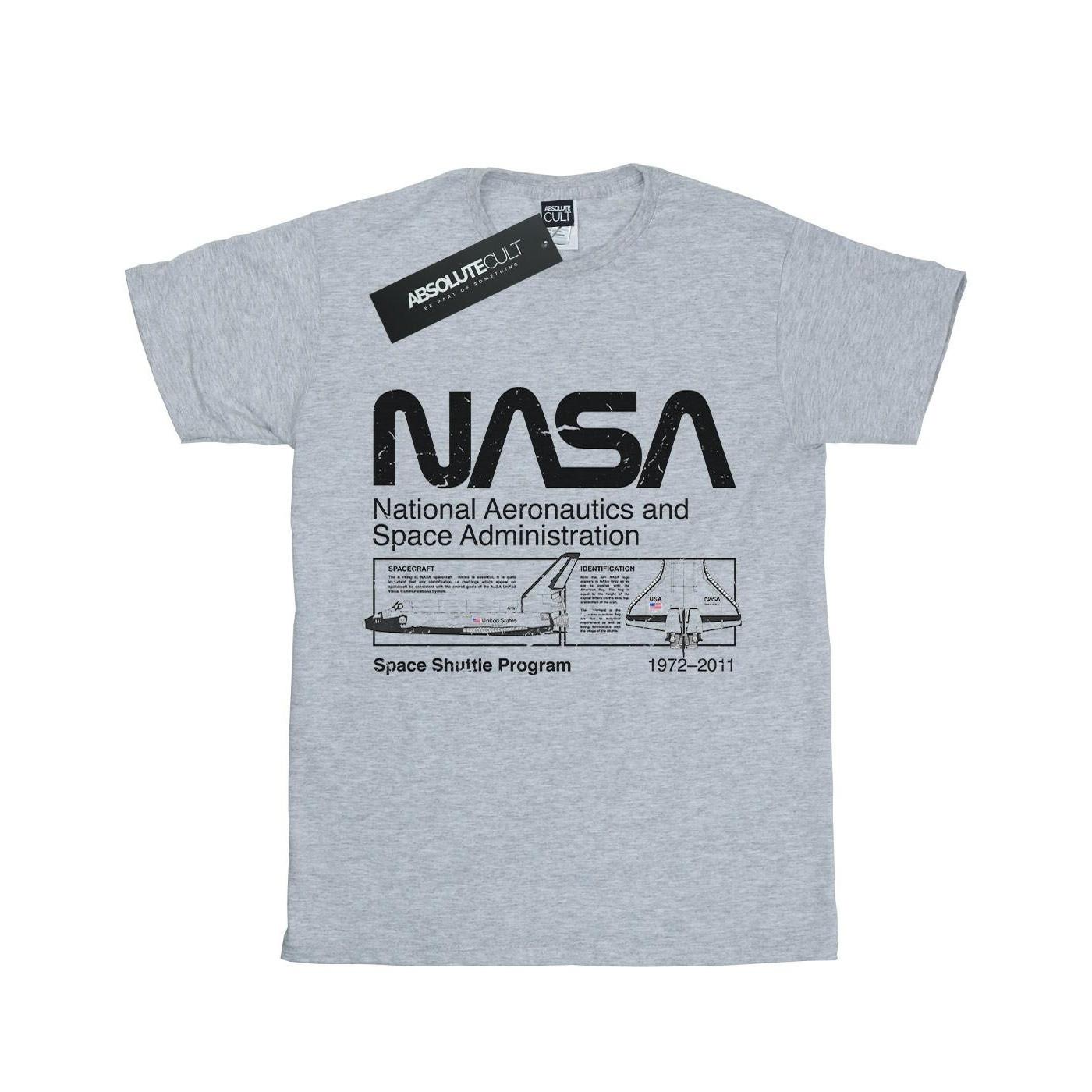 Image of Classic Space Shuttle Tshirt Mädchen Grau 116