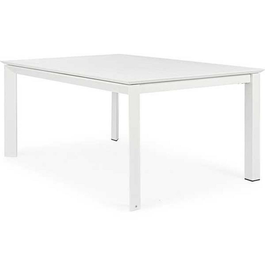 mutoni Tavolo da giardino allungabile Konnor160x110 / 160 bianco  