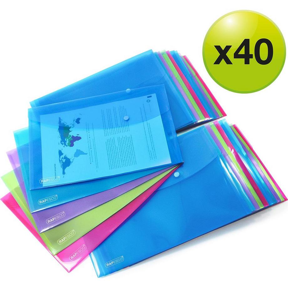 RAPESCO Dokumentenmappe 40 Stück  