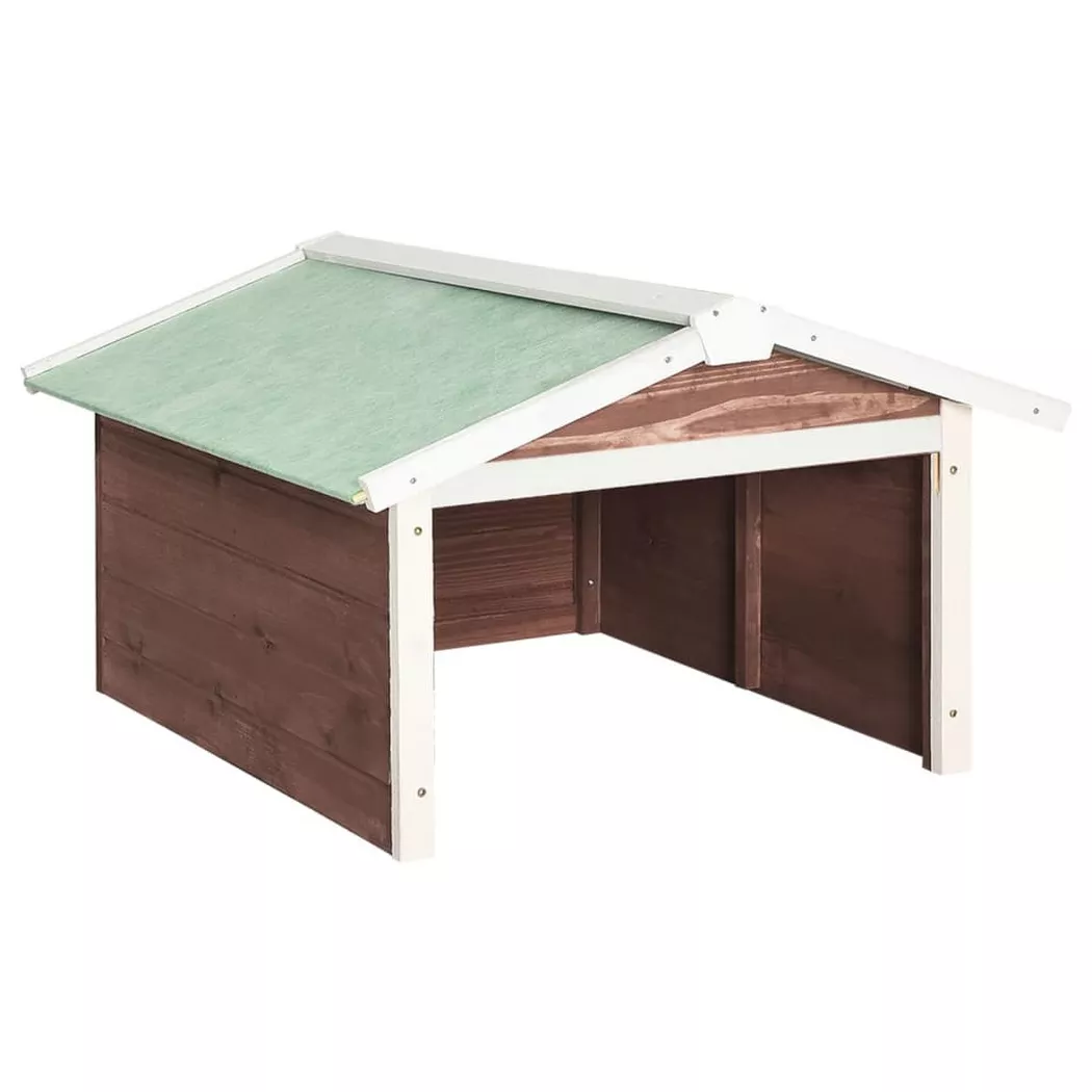 VidaXL - Rasenmähergarage holz, One Size, Braun