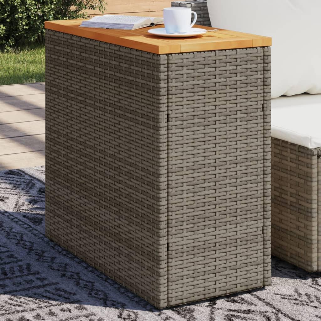 VidaXL Garten beistelltisch poly-rattan  