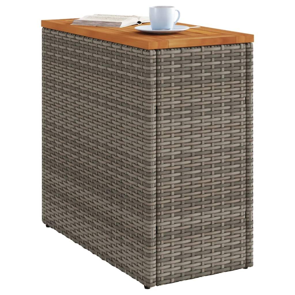 VidaXL Garten beistelltisch poly-rattan  