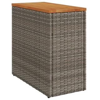 VidaXL Garten beistelltisch poly-rattan  
