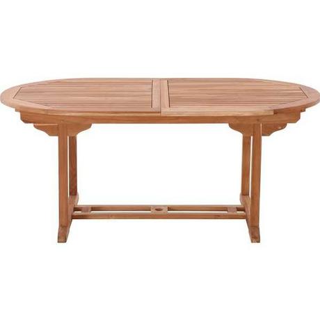 mutoni Gartentisch Teak ausziehbar oval 180-240x100  