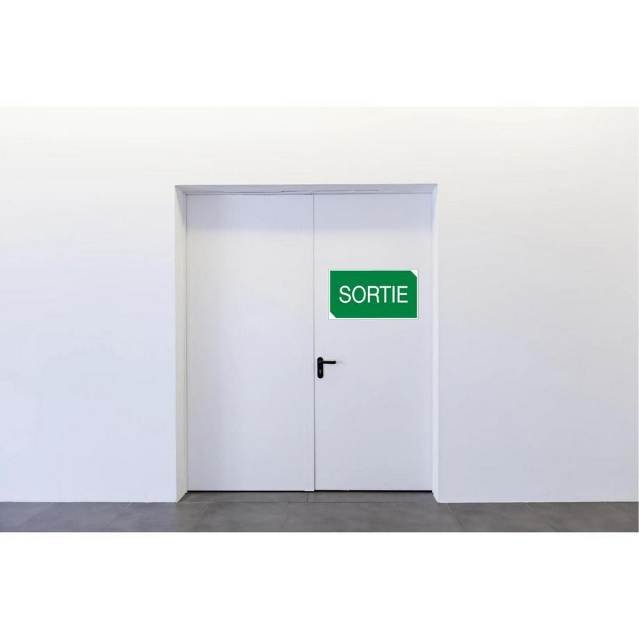 Exacompta Klebeschild Ausgang 35cm FR  