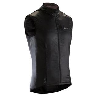 VAN RYSEL  COUPE-VENT SANS MANCHE ULTRA-LIGHT VELO ROUTE HOMME NOIR 