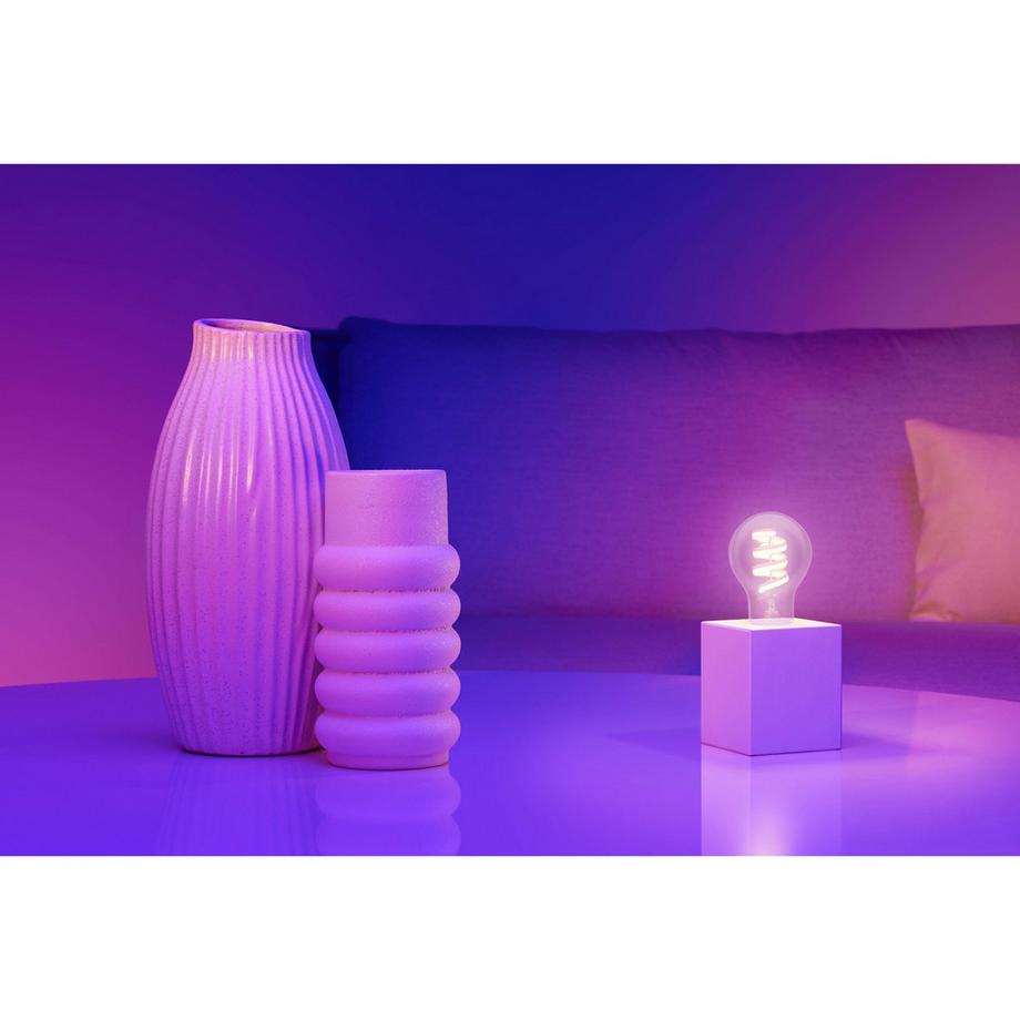 WIZ WiFi Smart LED E27 40W Filament Couleur + Blanc chaud-froid 470lm  