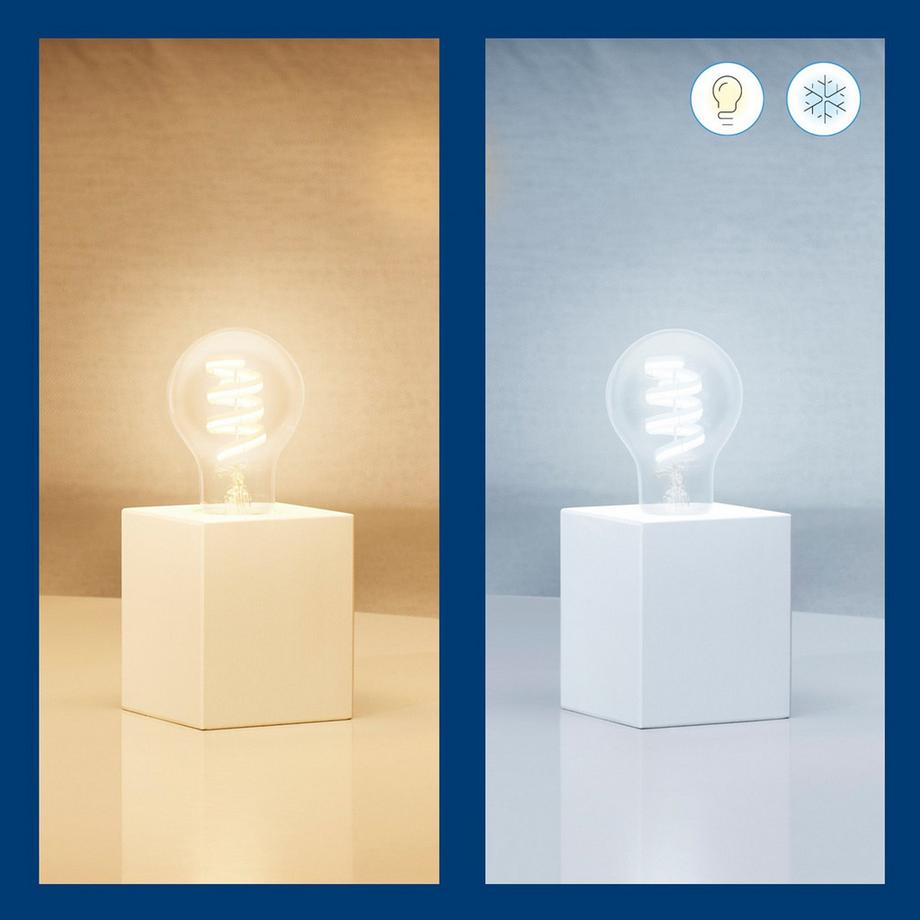 WIZ WiFi Smart LED E27 40W Filament Couleur + Blanc chaud-froid 470lm  