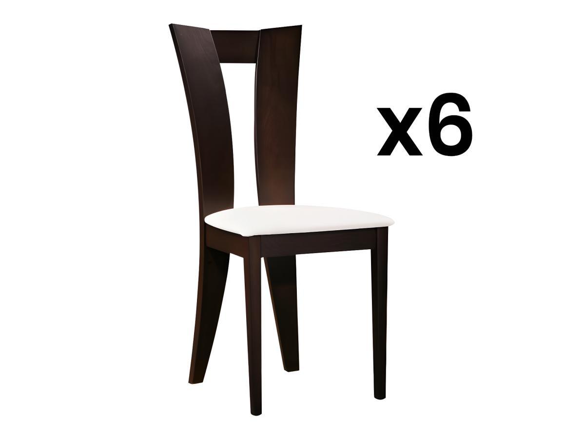 Image of Stuhl 6erSet Massivholz Wenge TIFFANY Stuhl 6erSet Massivholz Wenge TIFFANY