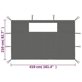 VidaXL Paroi latérale de belvédère tissu  