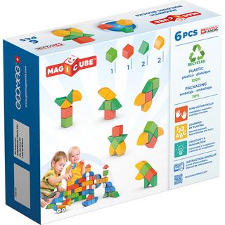 Geomag  Geomag MagiCube 3 Shapes Recycled Starter Set 6 pièces 