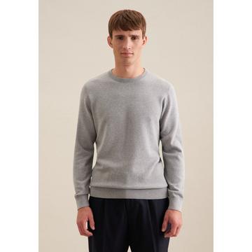 Pullover Regular Fit Langarm Uni