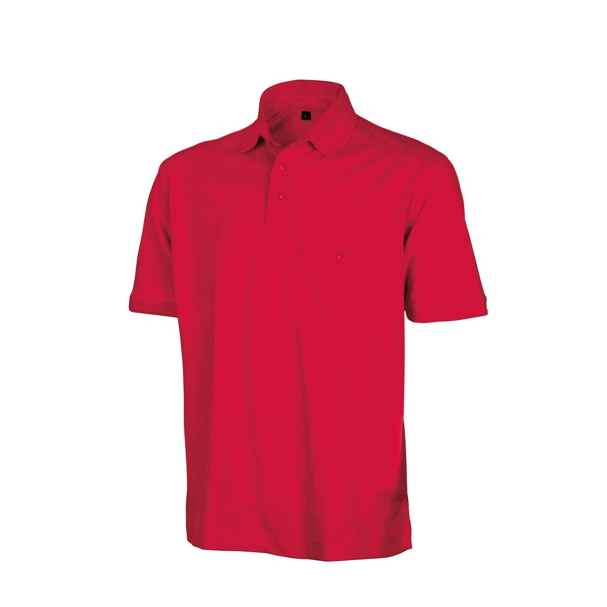 Image of Workguard Apex Polo Shirt Herren Rot Bunt M