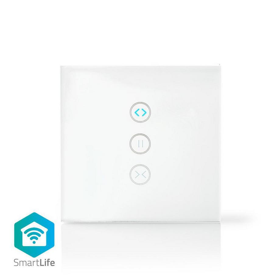 Nedis  SmartLife Switch | Wi-Fi | Regenschirm / Vorhang / Jalousie | Wandhalterung | 300 W | Android™ / IOS | Glas | Weiß 