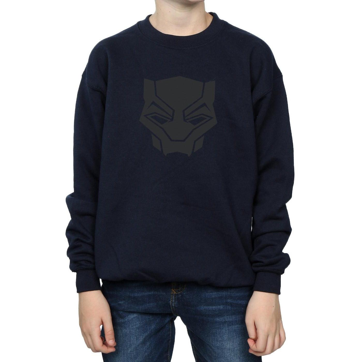 MARVEL  Black On Black Sweatshirt 