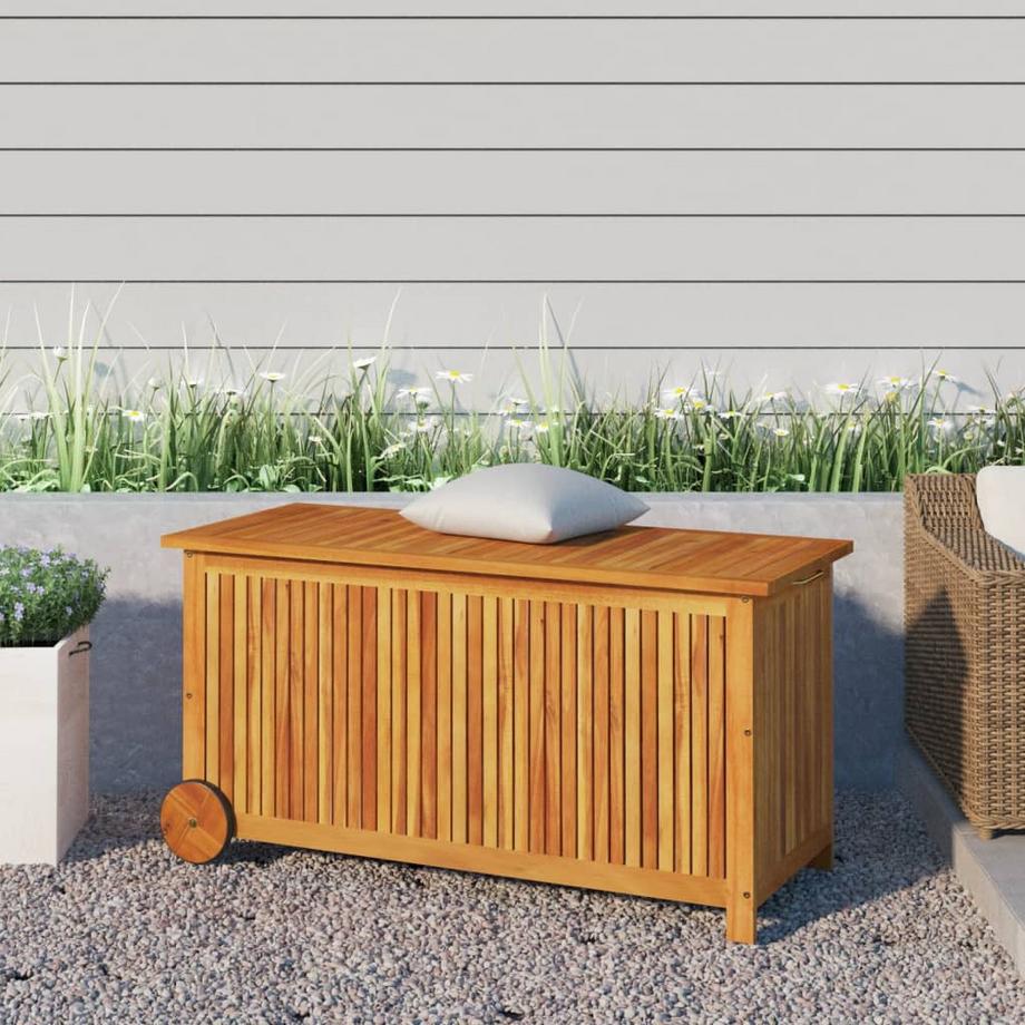 VidaXL Coffre de rangement de jardin bois  
