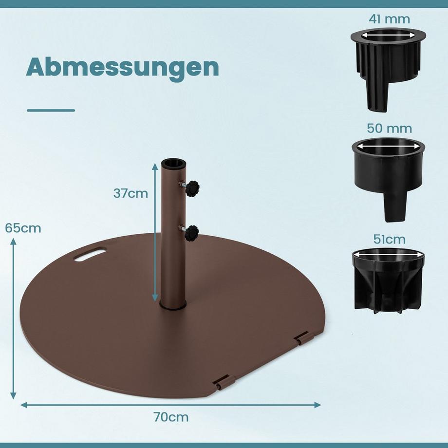 Northix Schirmständer mit Rädern  