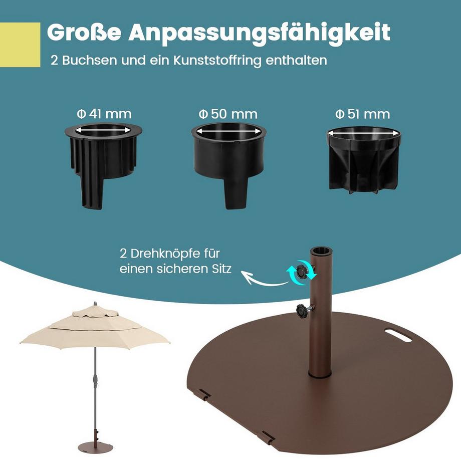 Northix Schirmständer mit Rädern  