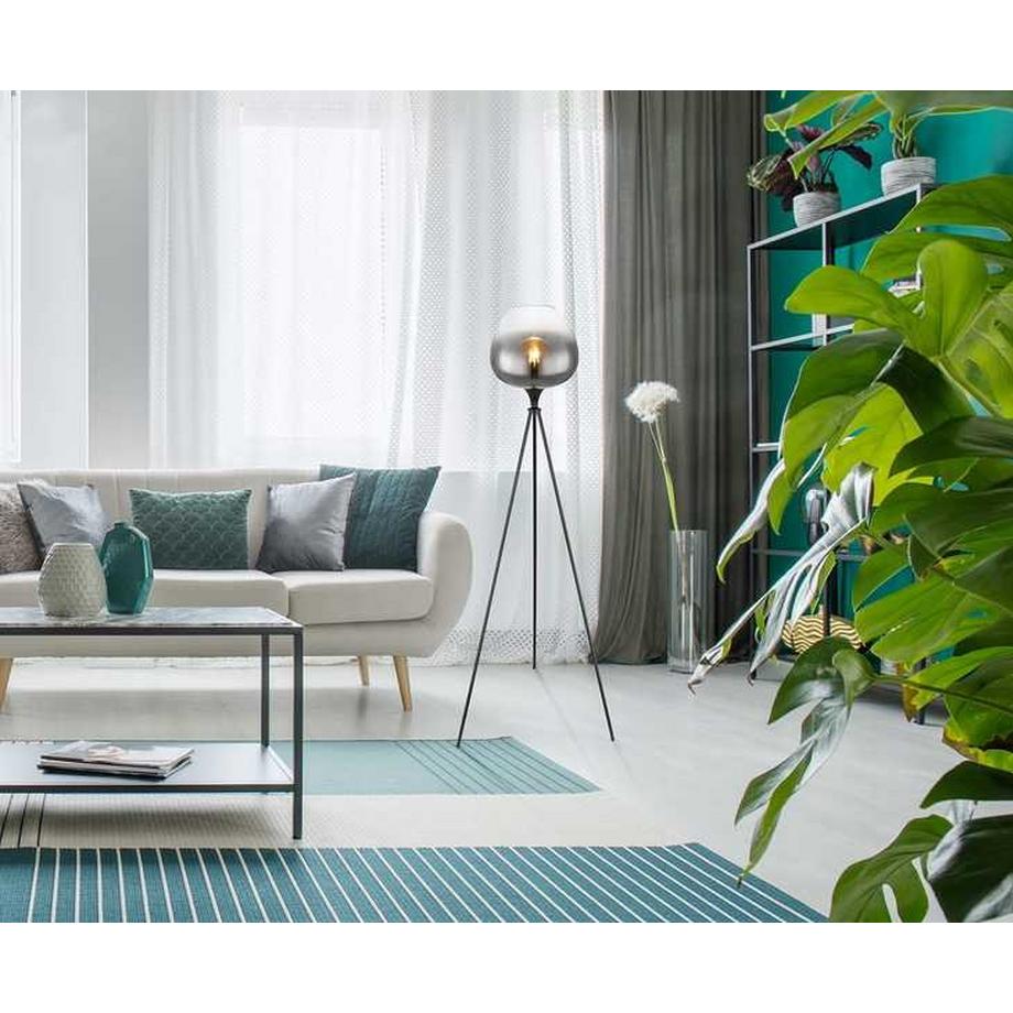 mutoni Lampadaire Maxy métal noir mat 1xE27  