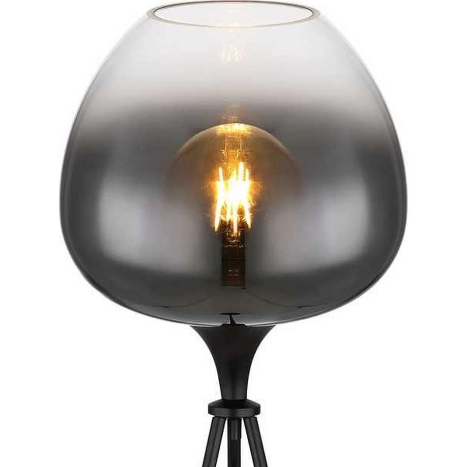 mutoni Lampadaire Maxy métal noir mat 1xE27  